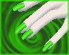 Toxic Green Nails