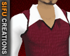 Long Sleeve Maroon Vest