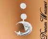 Silver Moon Belly Pierci
