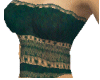 Green Strapless Top