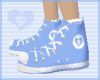 Blue Canvas Shoes