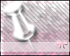 ** white pin