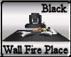 [my]Black Fire Place W/P