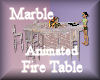 [my]Marble Fire Table