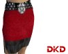 Gothic split seam skirt