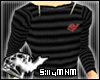 m* black stripes