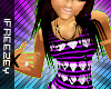 Purple stripe diamond