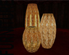 Click on this image for Vase Set of 3 Gold