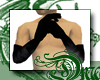 d Black Satin Gloves