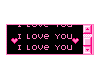 i love you scrolling