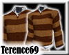69 Sweater Stripe-Brown White