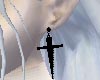 Black Dagger Earrings