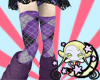 [morf] PurpleArgyleSocks
