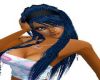 blue and black hair