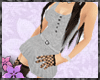 (&ETH;) Knit LGrey MiniDress