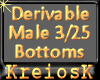 {KK}DR Male 3/25 Bottoms