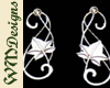 WM Silver Leaf Earrings
