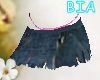 *BIA* jigjaged jeanskirt