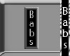 <B>Babs Bling Sticker