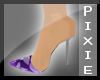 |Px| Purple Satin Shoe
