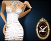 exquisite white dress