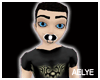 Aelye Blk/Wht Pacifier