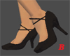 Black Strap Heels