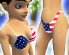 Bikini FULL of USA +Tits