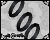 Furry Earrings Blk - Rt