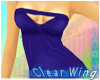 Cutout Tube Top Blue