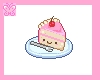 Smiling strawberry Cake