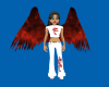 Red and black Angle Wing