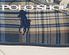 Polo MadrasBlue Plaid