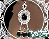 Black & Silver Earrings
