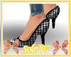 Black Dotted Pumps