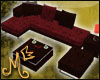 -M- Red couch