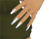 Silver Extra Long Nails