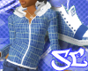 [SC] Tile hoody-blue