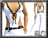 *W* Lace Trim Cat Suit