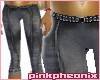 Grey Capri Jeans