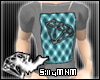 m* green plaid diamond T