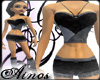 {A}Onyx Cinched Waists