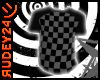 (R24) Grey Checker Tee