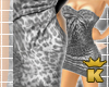{K} Shiny Silver Dress