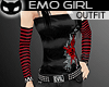[SIN] EmoGirl Outfit-Red