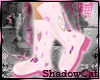 LP Boots-Pink&White