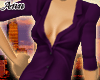 ANN Classy Polo PLUM