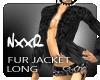 NR-AFL3 FUR JACKET BLACK