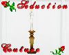 White and Brass Candle