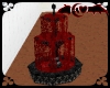 Black Marble Red Fountai